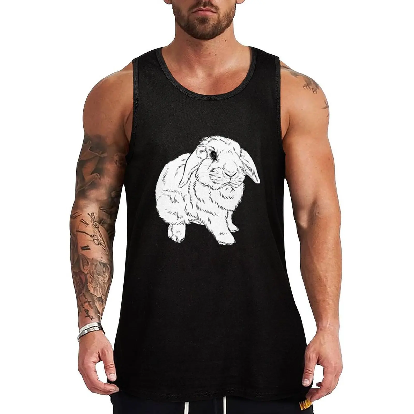 

Lop Bunny Tank Top Short sleeve t-shirt gym man