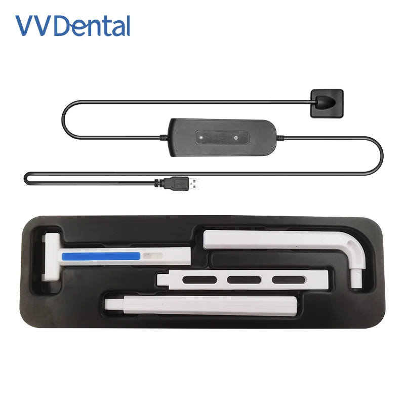 Sensor vvdental de raio x portátil de alta frequência rx sistema de escurecimento intraoral digital imagem hd radiovisografo sensor digital dental