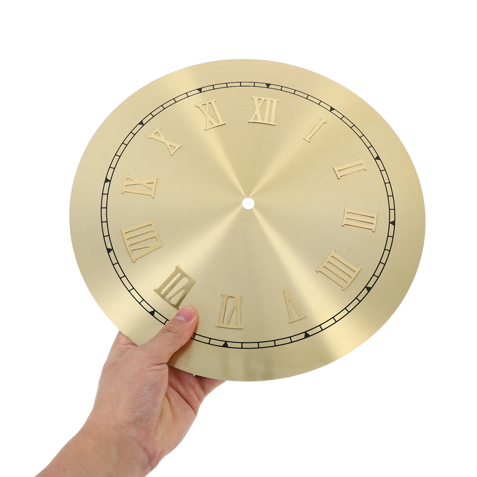 Clock Dial Replacement Face Suite Metal Kit Accessories Faces for Making Crafts