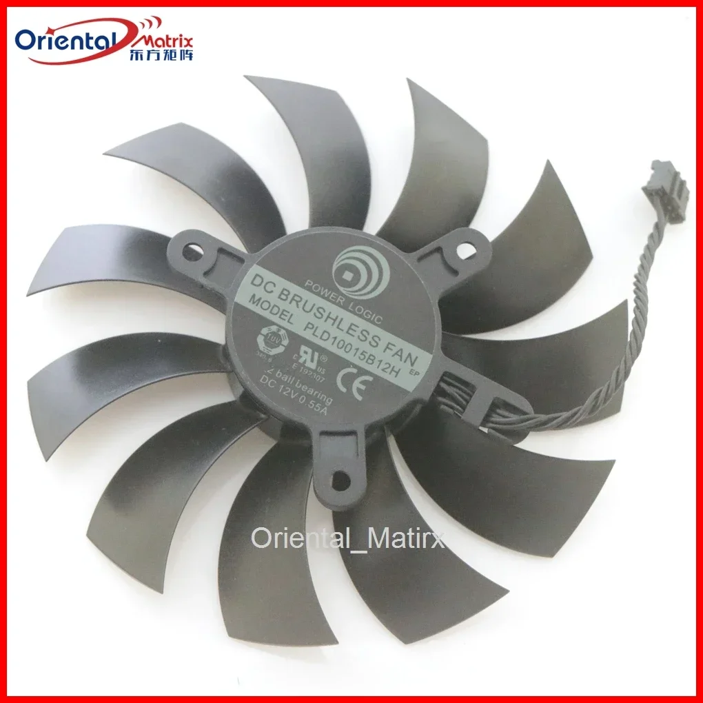 PLD10015B12H 12V 0.55A 95mm 4Pin For EVGA GTX1080 GTX1080ti GTX1070 1070ti 11GB FTW3 GAMING ICX Graphics Card VGA Cooler Fan