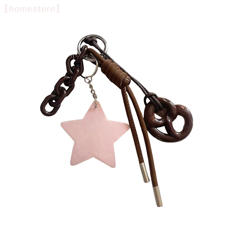 1 pezzo zaino corda appesa nuovo inverno ins stile stella alcali acqua pane tessitura corda pendente borsa decorazione accessori fai da te