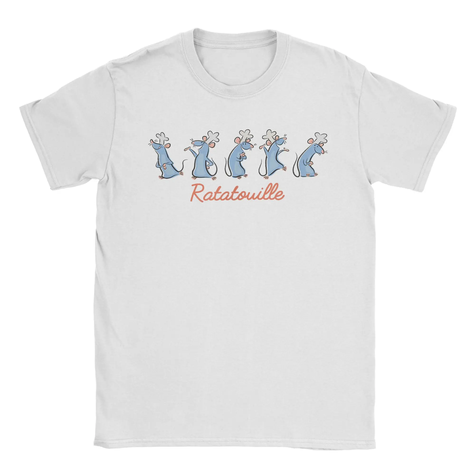 مذهلة راتاتوي عواطف ريمي فرنسا الشيف تي شيرت الرجال الجولة الرقبة 100% القطن تي شيرت قصيرة الأكمام تيز هدية الملابس