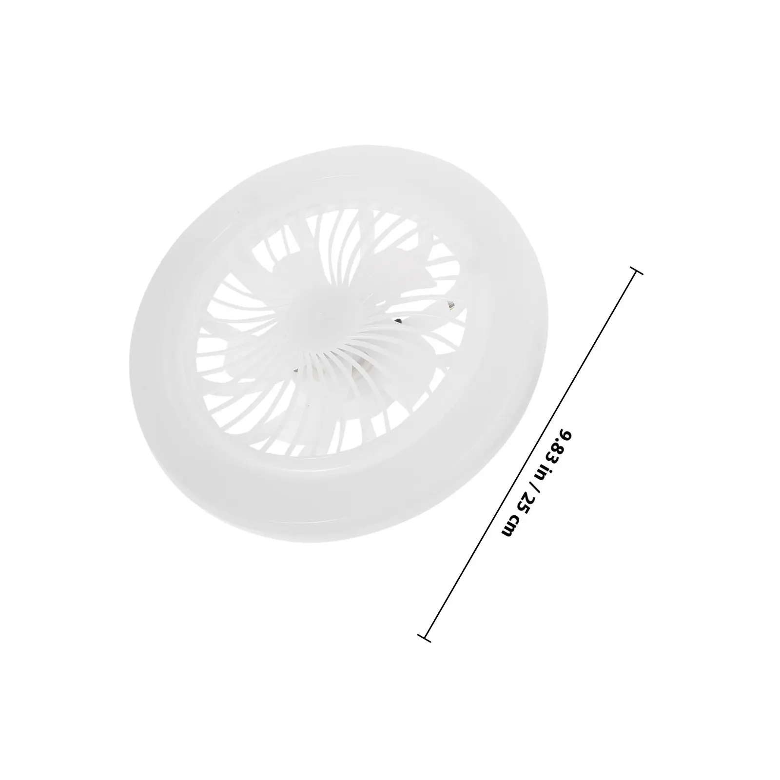 LED Ceiling Fan Light with Adjustable Brightness, Energy-Efficient Bedroom Fixture