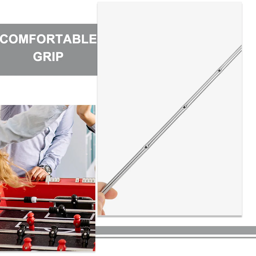 

Table Football Pole Metal Rod for Soccer Machine Accessory High Impact Resistance Ergonomic Handle Suitable for Adults
