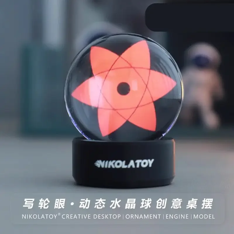 

In Stock Creative writing wheel eye with LED music rhythm display computer desktop ornament toy gift toy for friends
