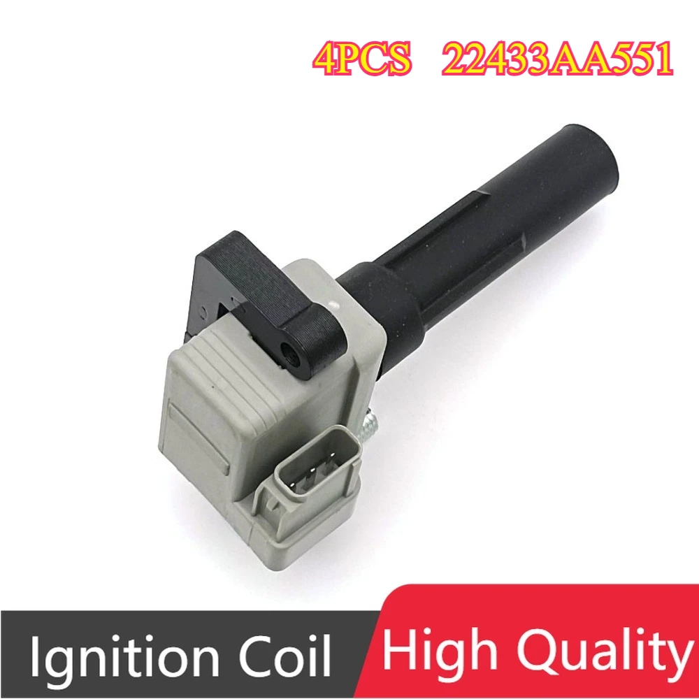 

4 шт. 22433AA551 22433AA550 22433AA451 FK0334 катушки зажигания для Subaru Forester Impreza Legacy EJ205 автомобильные аксессуары