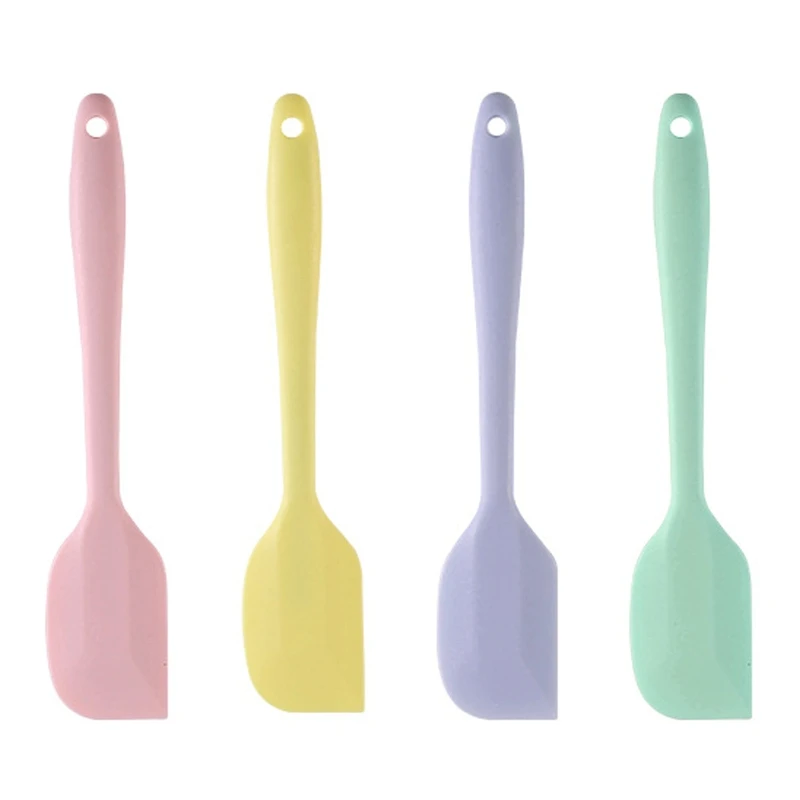 R1WA Silicone Cream Butter Spatula Batter Scraper Butter Mixer Cake Brushes Baking