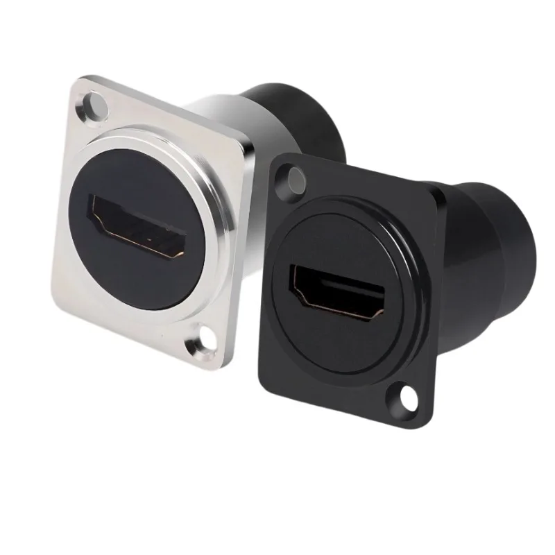 1 adet Metal Yuvarlak/D Tipi Modül RJ45 CAT6 ve USB 2.0/3.0 ve Tip C ve HDMI Jak Soketi Ağ Panel Montajlı Elektronik Konnektör