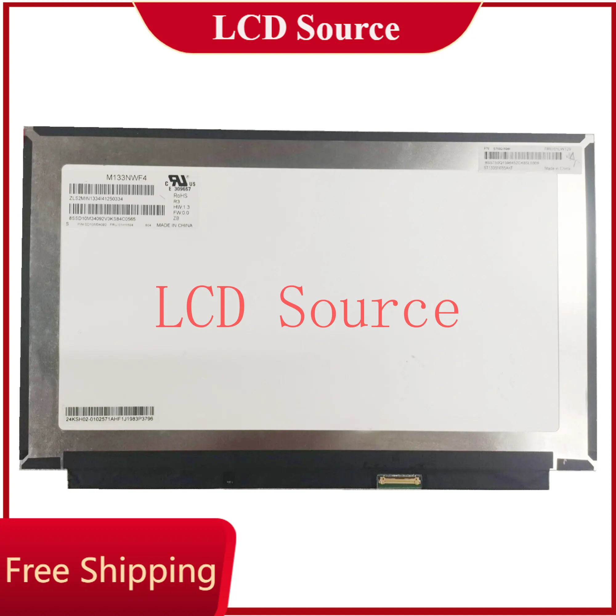 

M133NWF4 R3 Fit NV133FHM-N43 N33 N133HCE-EBA 13.3" 1920x1080 LED LCD Screen FHD IPS