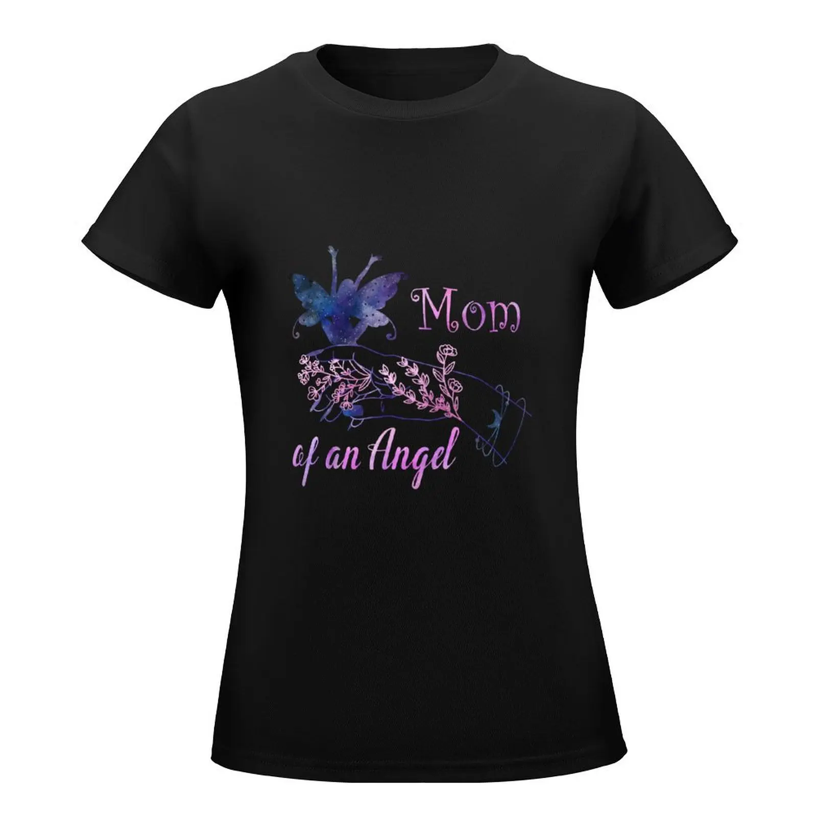 Mom Of An Angel T-Shirt summer top anime clothes kawaii clothes clothes for Women