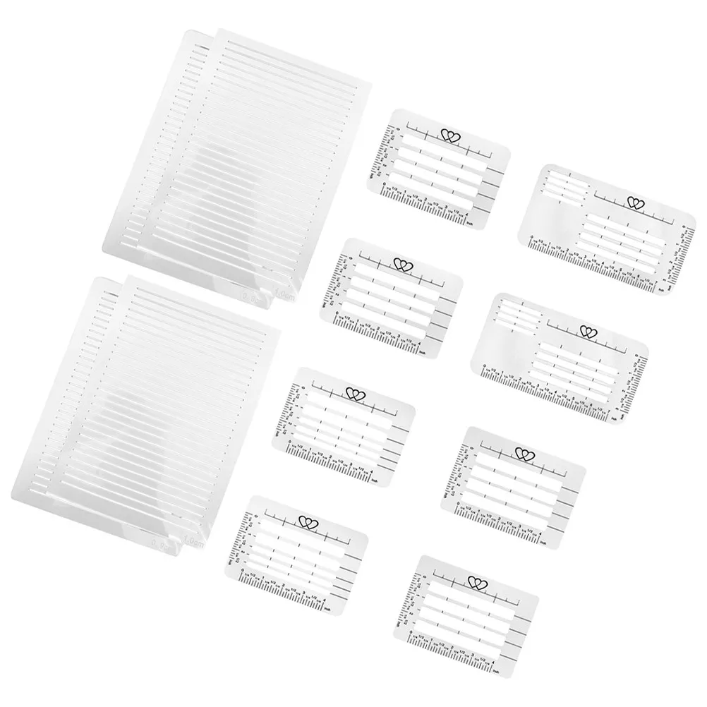 12pcs-envelope-addressing-template-rulers-multi-functional-plastic-lettering-guide-card-stencils-calligraphy-writing-accessories