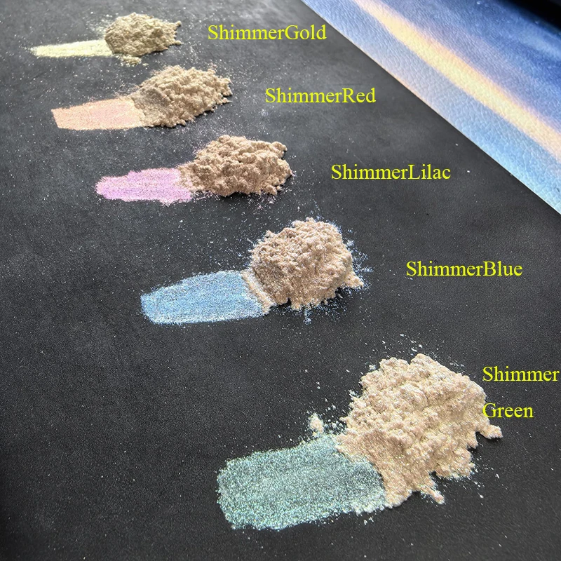 30g Shimmer Iridescent Rainbow Ghost Interference Pearl Car Paint Pearl Pigment Powder DIY Making Crafts Polarized Light Dye - view 6