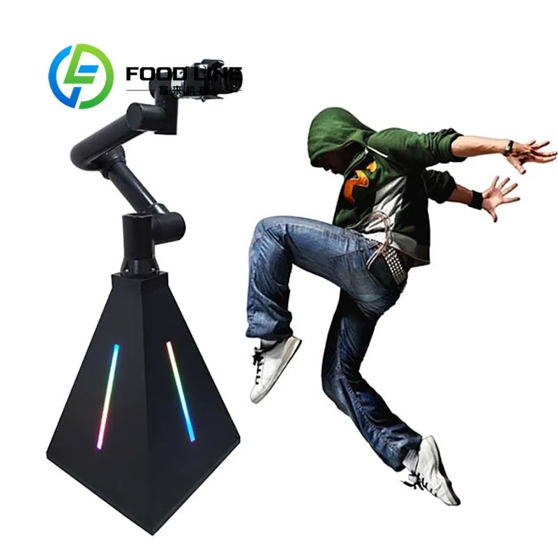 Photo Arm Robot With Touch Screen Control Intelligent Robotic Arm Operation Easy For User To Take Photos In Public Area