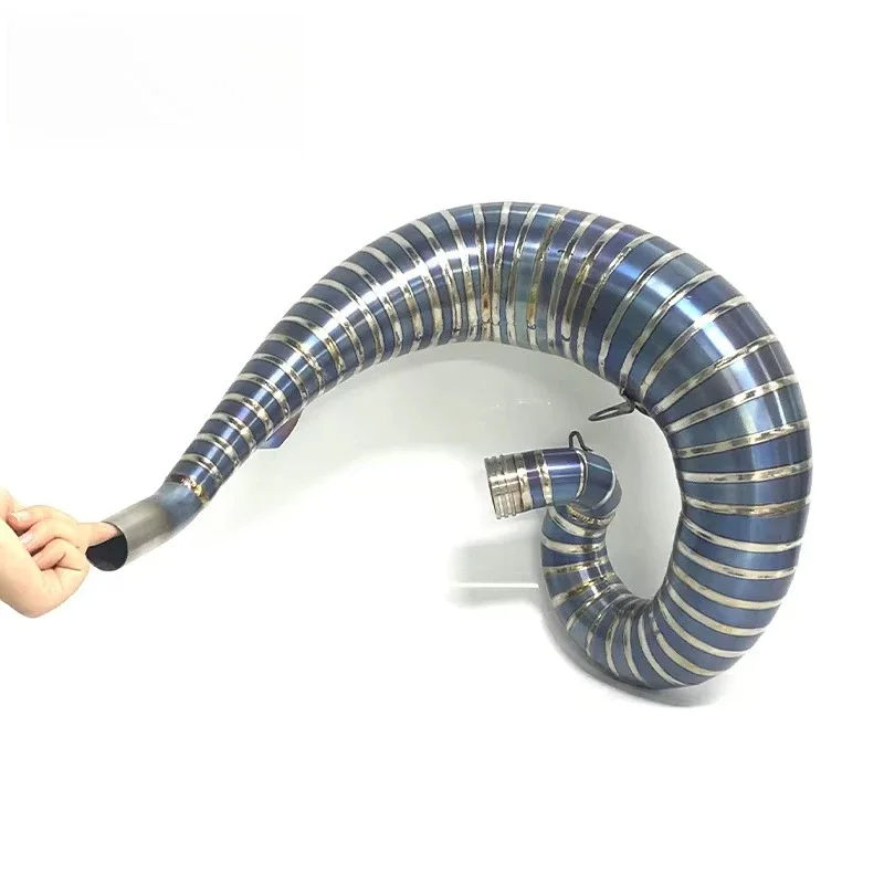 Titanium Alloy Exhaust Pipe 2 Stroke Exhaust for  250/300 Offroad Motorcycle Modification Accessories