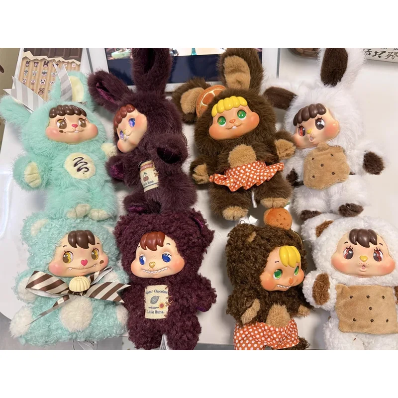 

52TOYS Little Buns: Плюшевый брелок-сюрприз в закрытой упаковке, коллекционный модный плюшевый кролик/медведь-подвеска, подарок на Новый год для коллекционеров