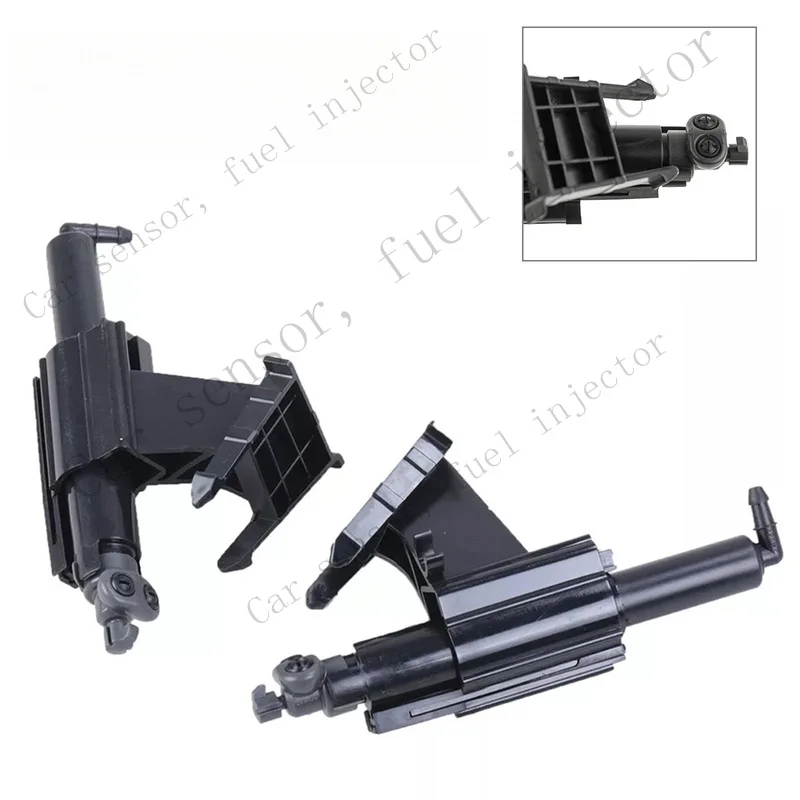 Q+ 1 Pair Front Headlight Spray Washer Nozzle For Ford Focus MK 3 2010-2017