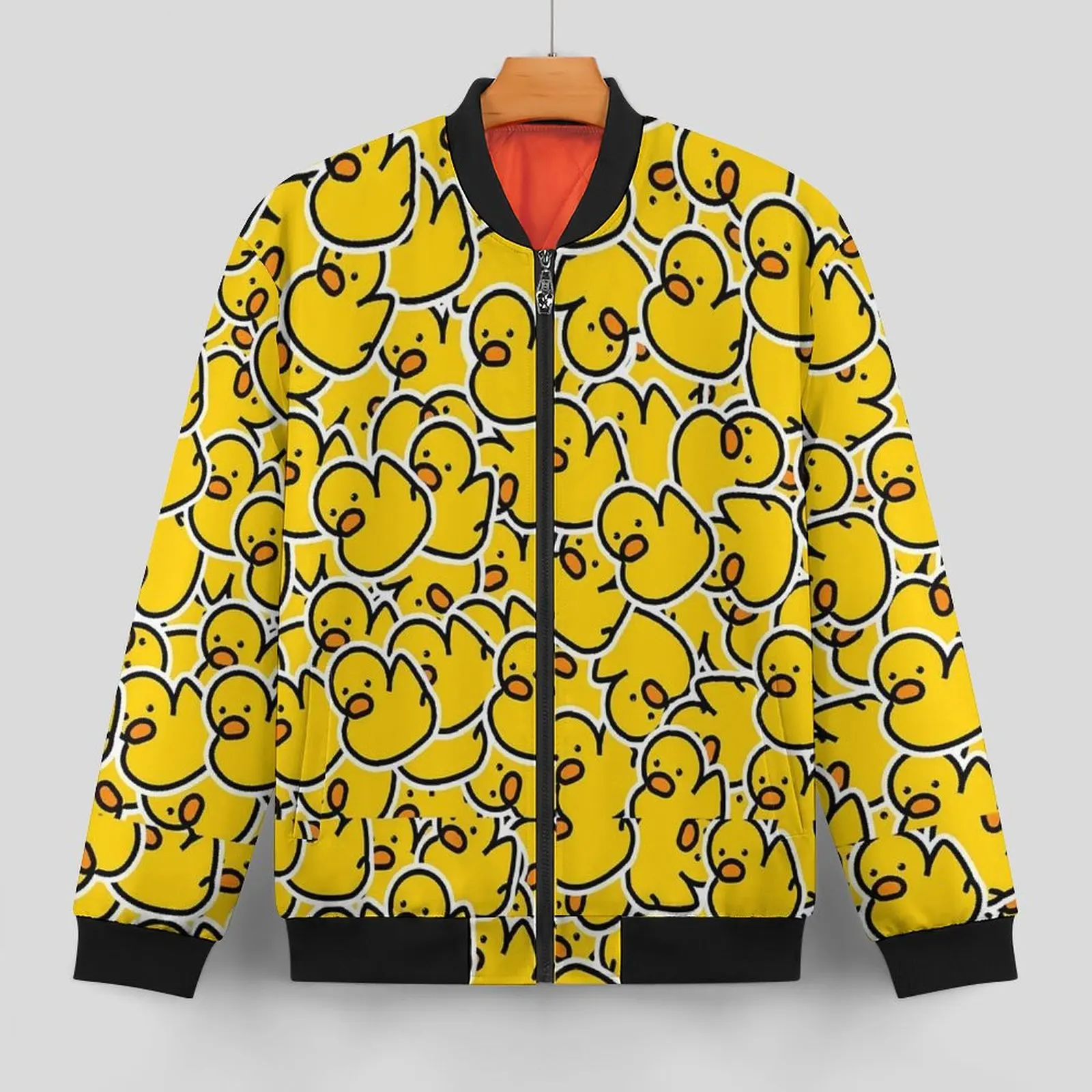 Rubber Ducks Jackets Men Ywllo Animal Winter Coats Aesthetic Waterproof Casual Windbreakers Design Outdoor Jacket Plus Size 6XL