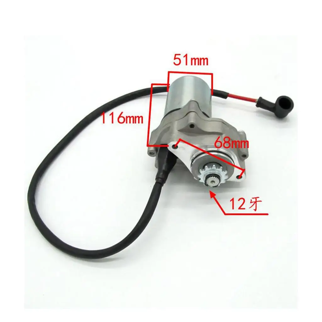 

Iron Copper Starter Motor Electric Replacement for Chinese ATV Accessories Kids Dirt Bike 50cc 70cc 90cc 110cc