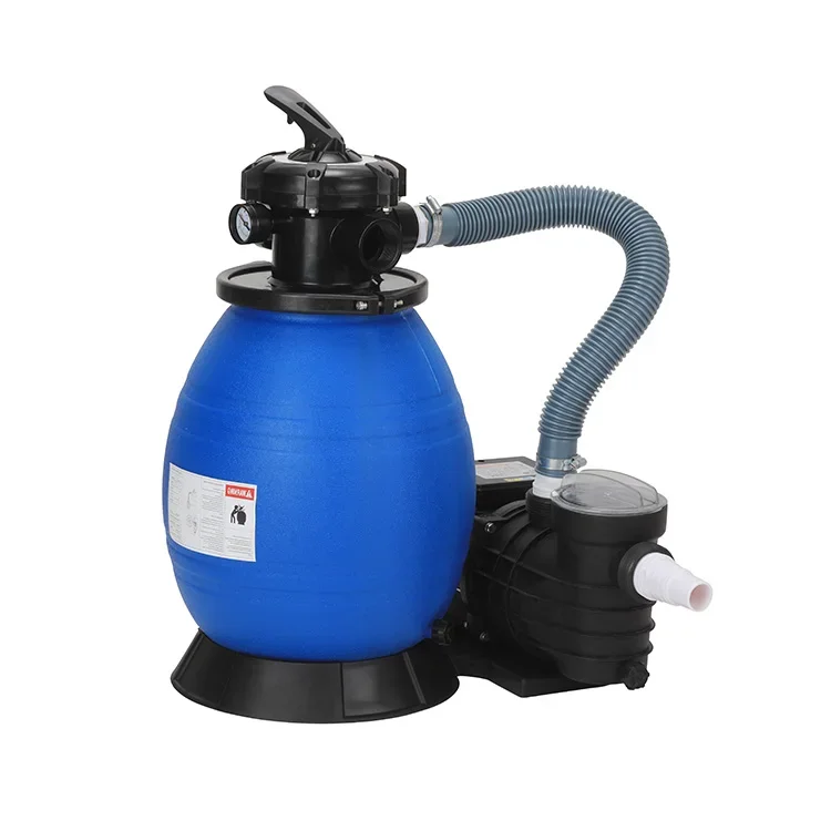 

Factory Direct Hot Tub Sand Pool Filter 330MM Sand Filter 180W Pump With Hair Collector Filtration System