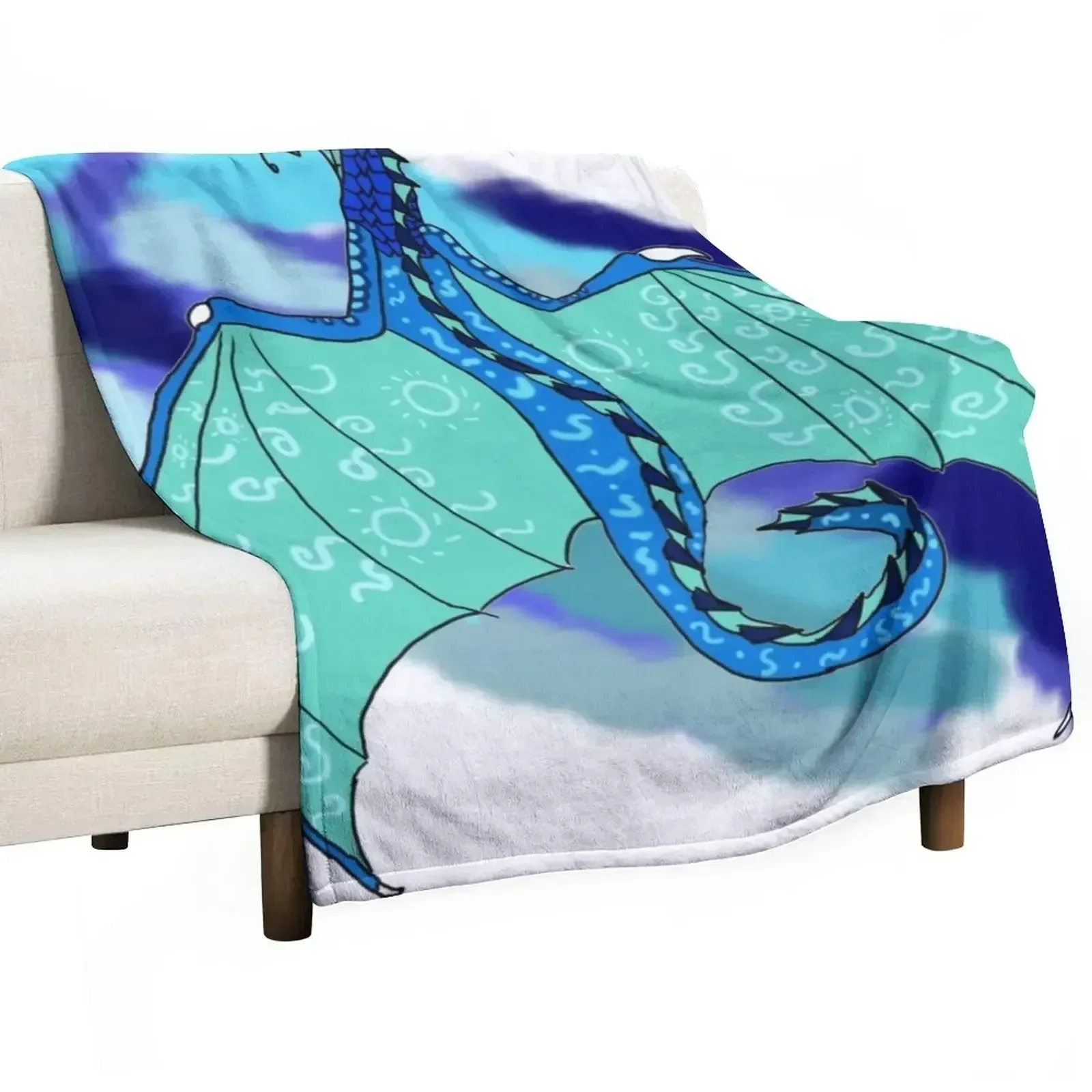 Tsunami Fullbody Throw Blanket Winter beds christmas decoration Quilt valentine gift ideas Decorative Throw Single Blankets