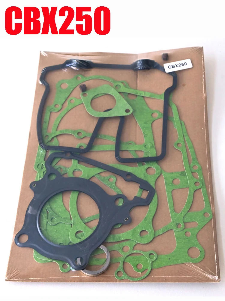 Motorcycle Gasket Kit for Honda Sundiro Qjmotor Lifan Jialing Loncin for XR250 TORNADO250 XLR250 CBX250 Engine Crankcase Gasket