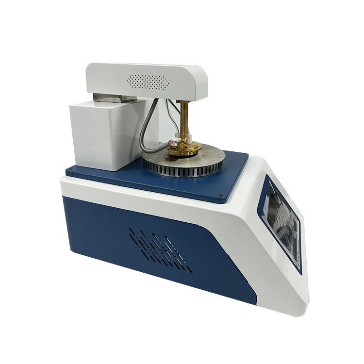 Flash point and ignition point testing equipment, sealed cup flash point tester