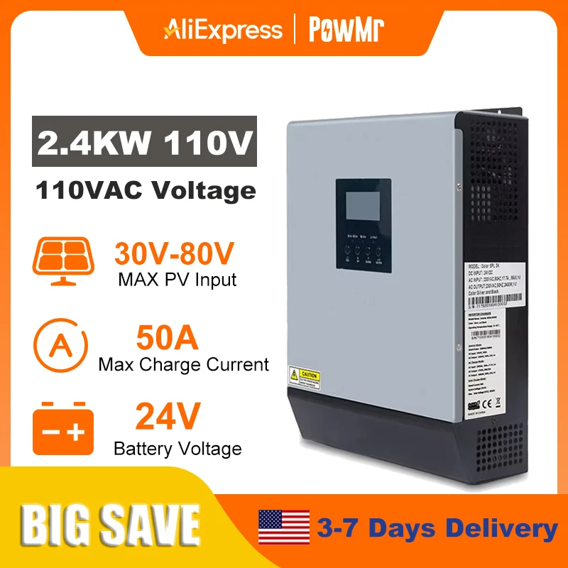 Powmr 2.4KW Hybrid …