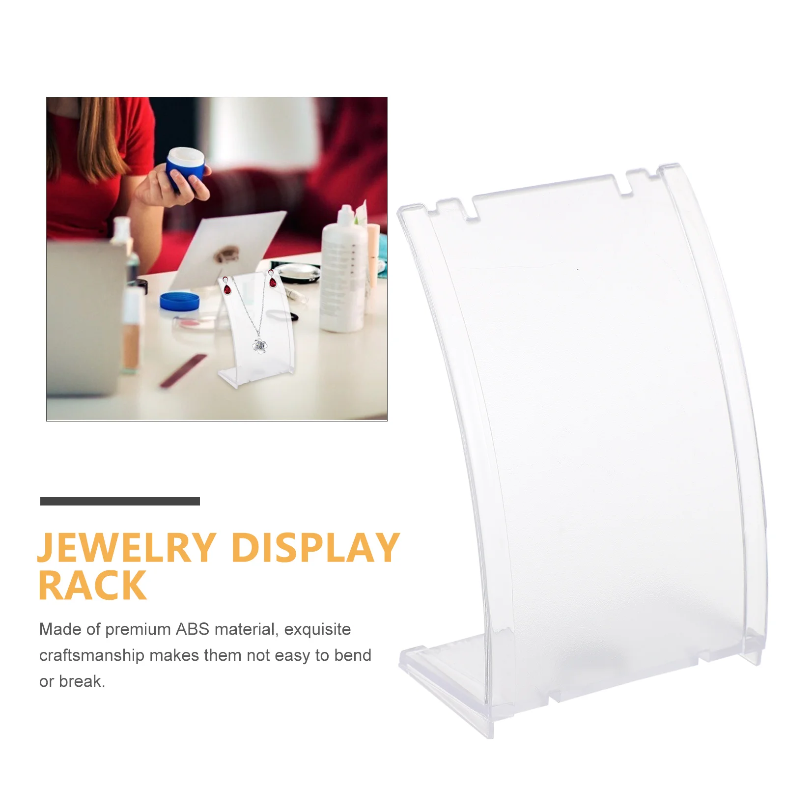 

Earring Display Stand Displays Holder Stands Decorate Earrings Organizer Abs Selling Rack for Jewelry Necklace