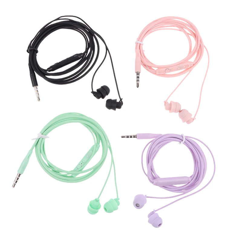 KJ15-auriculares intrauditivos con cable y micrófono para teléfonos móviles, cascos deportivos portátiles con Control intrauditivo, 3,5mm