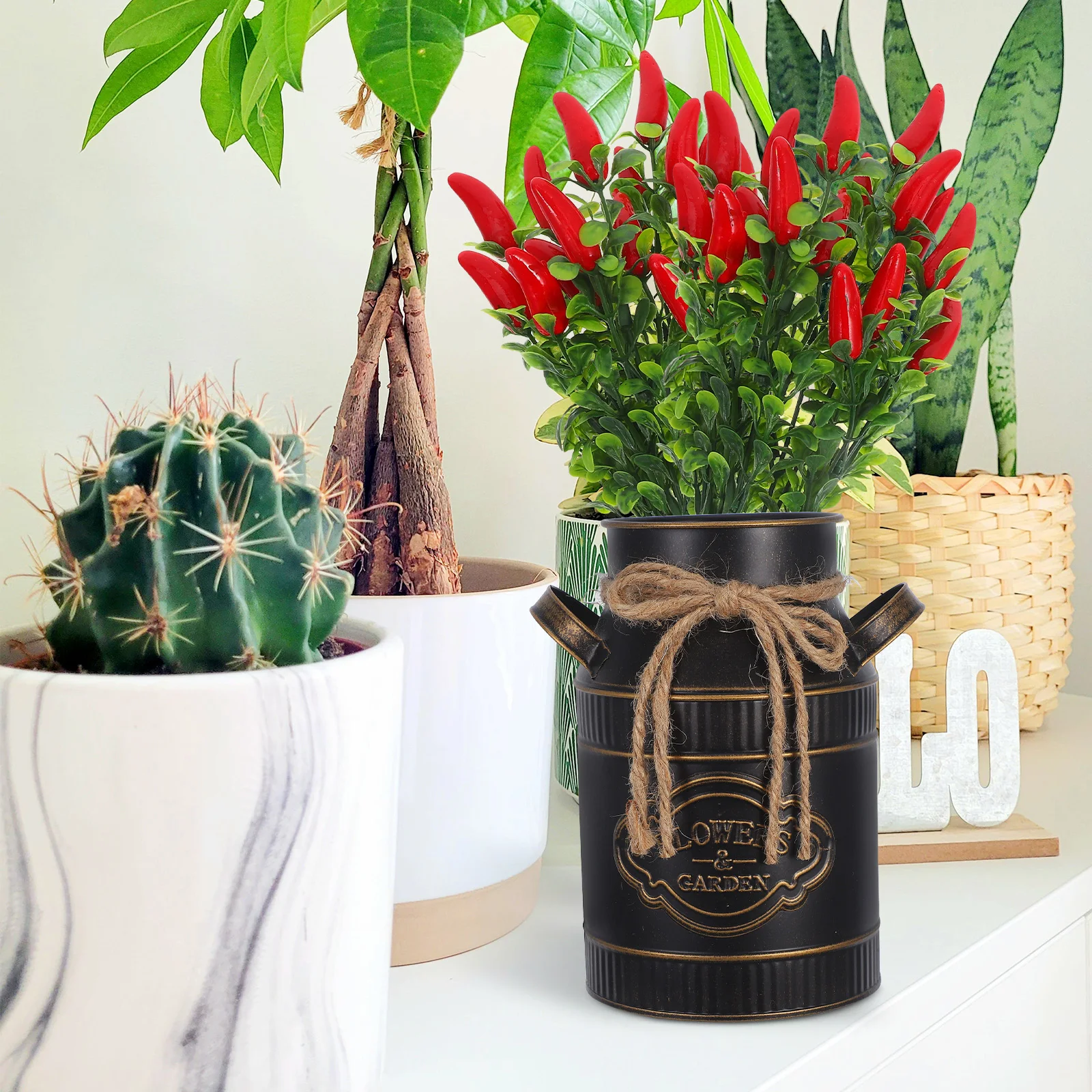 10 Uds. De plantas de PVC falsas, pimientos rojos, utilería de fotografía, ramo de verduras, rama de fruta de Chile, decoración para el hogar, oficina y centro comercial
