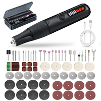 CreationSpace 8.0V Cordless Rotary Tool 5 Speeds 65 Pcs Rotary Tool and Accessories for Carving, Engraving, Sanding