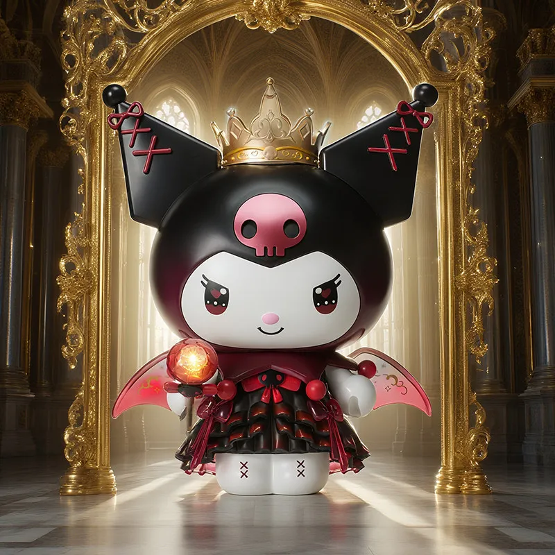 

TOPTOY Authorized Sanrio Kuromi Dark Castle Building Blocks Assemble Toy Desktop Ornament Birthday Festival Gift