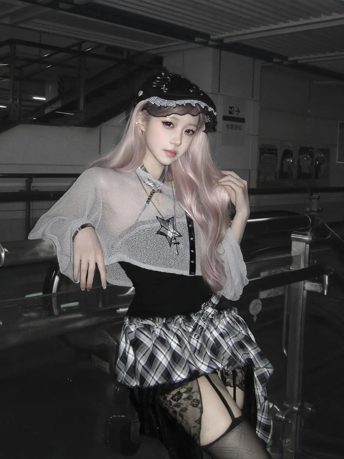 Gotyckie Retro Garnitury Czarny Y2k Krótki Top Bluzka + Sukienka Asymetryczna Koreańska Moda Wyszczuplająca Harajuku Amerykański Vintage Zestaw 2-częściowy Damski