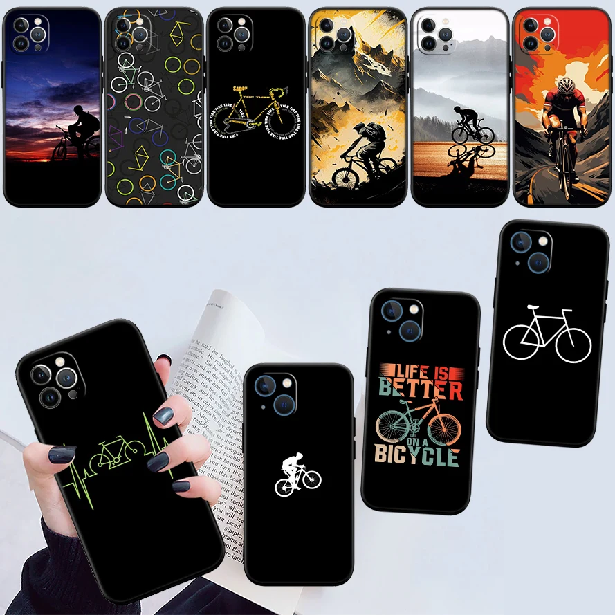 DK46 Cycling Bicycle Phone Case for Samsung Galaxy S20 S21 S22 Ultra FE Plus A21S A22 A24 A25 A26 A30 A30S A31