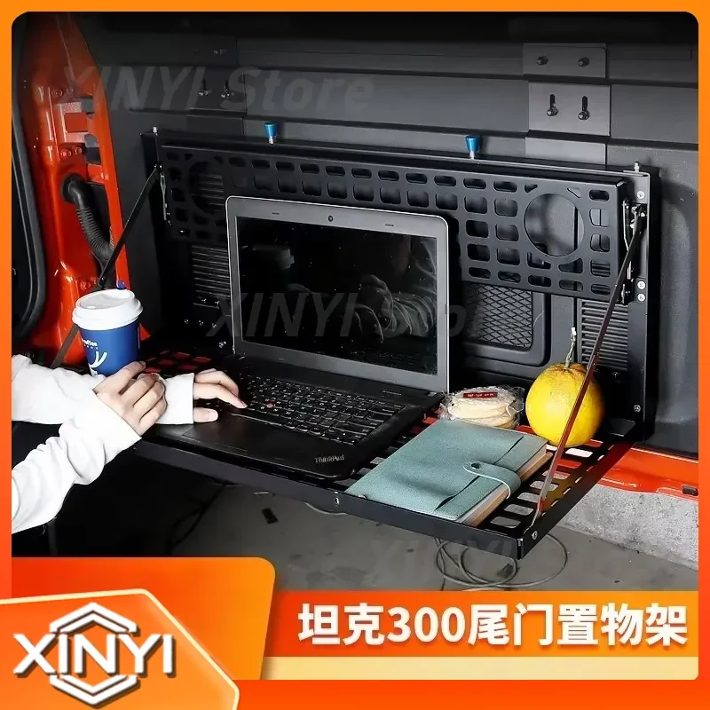 for Tank 300 Folding Tailgate Shelf Interior Trunk Storage Rack Dining Table Board Expansion Rack Off-Road Vehicle