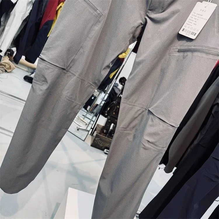 Men's Lightweight Thin Quick Drying Straight Leg Pants Outdoor Trekking Hiking Climbing Fishing Elastic Wear-resistant Trousers