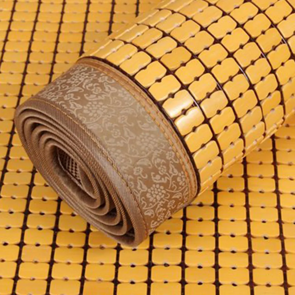 1 قطعة سيارة الخيزران رقاقة الصيف التبريد وسادة وسادة للمقعد عدم الانزلاق خفيفة الوزن المحمولة سيارة مقعد التبريد حصيرة للقيادة مريحة