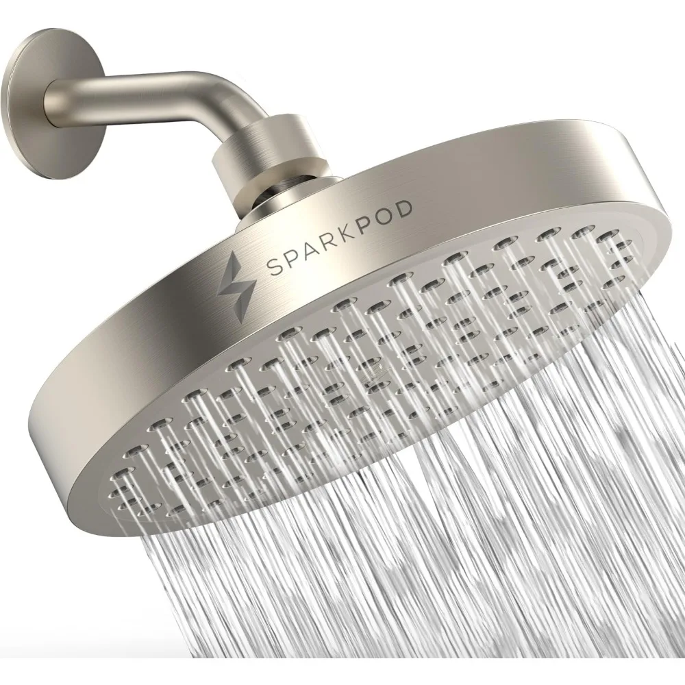 Shower Head-High Pressure Rain - Premium Quality Luxury Design Easy Clean Adjustable Replacement for Your Bathroom Shower Heads