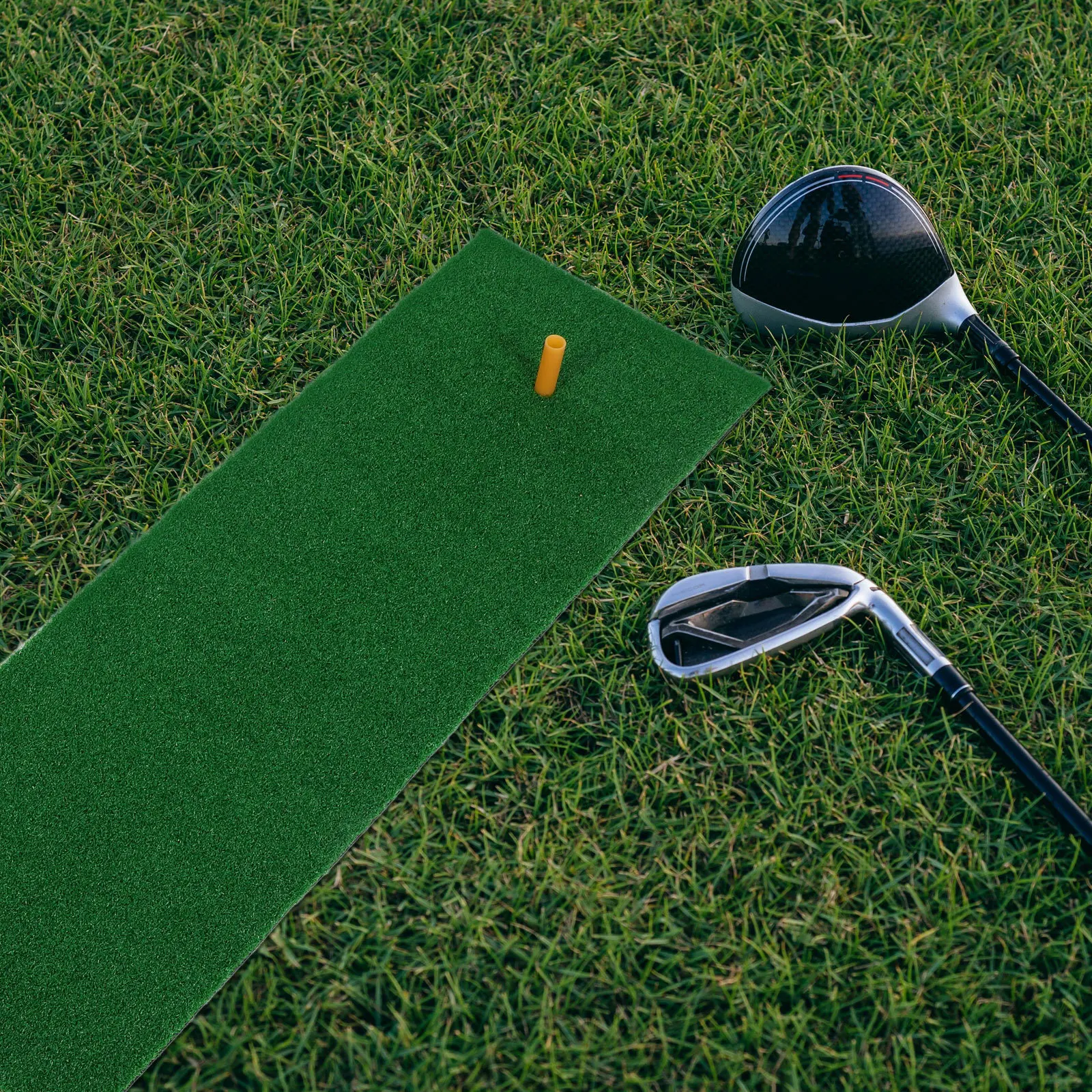 بساط تدريب عشب الجولف الداخلي قابل للطي ومحمول من النايلون والبلاستيك لضرب الجولف للتدريب على سجادات العشب الاصطناعي #5