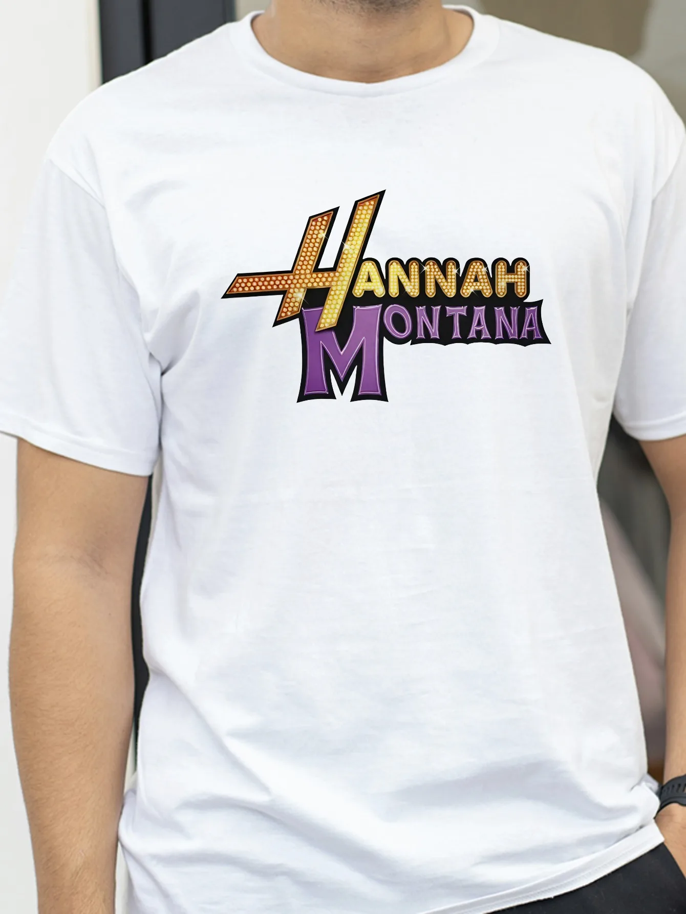 

New Hannah Montana Tee Women Modern Style Graphic T Shirt Girl Funny Streetwear Japanese Clothes Y2k Clothes Women Clothing