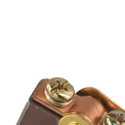 For Machinery Maintenance Copper Iron Brush V-shaped Brush Holder Stable Performance High Reliability Motor Brush Holder Bracket