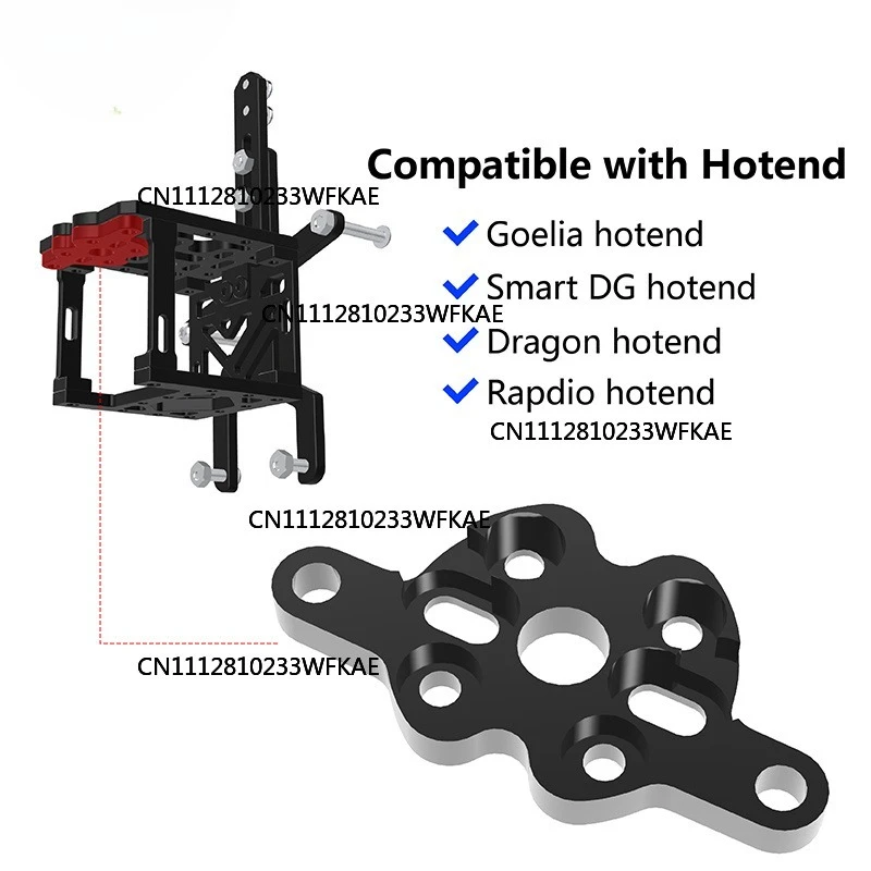 Mellow VzBoT Printhead Bracket Parts For Goliath Crazy Dragon Hotend VZ Extruder Sherpa Mini Micro 235/330 DIY 3D Printer