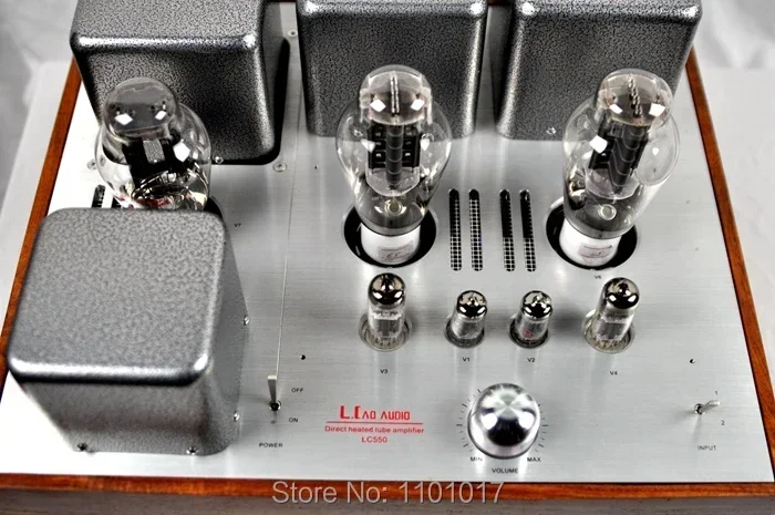 Laocao LC-550 300B Wzmacniacz lampowy z pełnym bezpośrednim ogrzewaniem HIFI EXQUIS Wzmacniacz lampowy z pojedynczą końcówką próżniową 12W*2