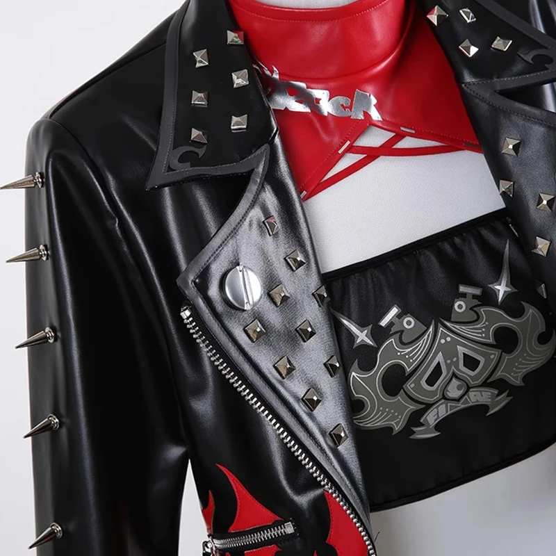 سلسلة كولاب التأثيرية الأبيض من Burnice: لعبة Zenless Zone Zero ZZZ Burnice White أزياء تنكرية للهالوين أزياء كرنفال للبالغين