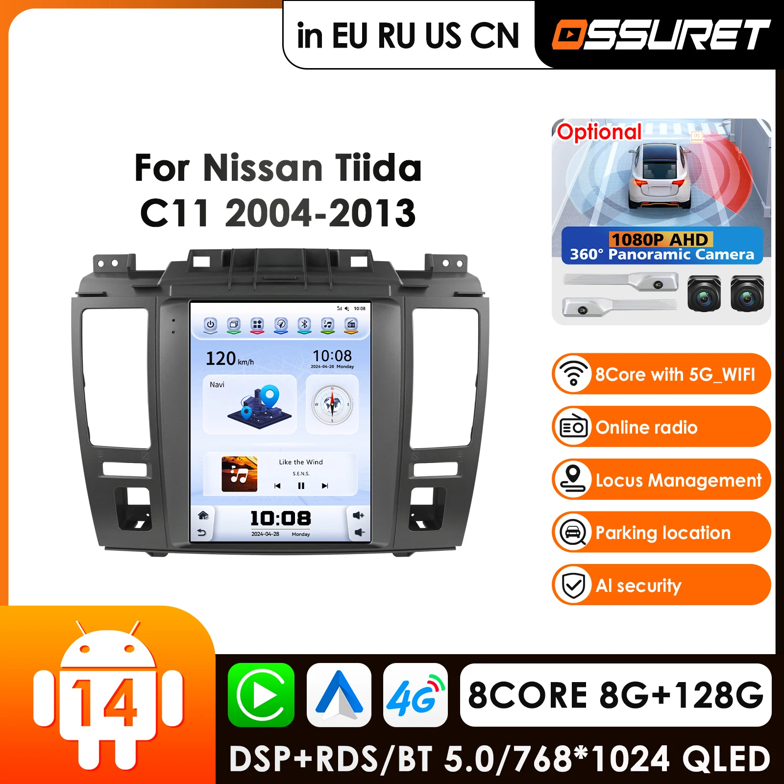 ossuret-97''-2din-android-14-car-radio-for-nissan-tiida-c11-2004-2013-screen-multimedia-player-gps-navigation-carplay-stereo