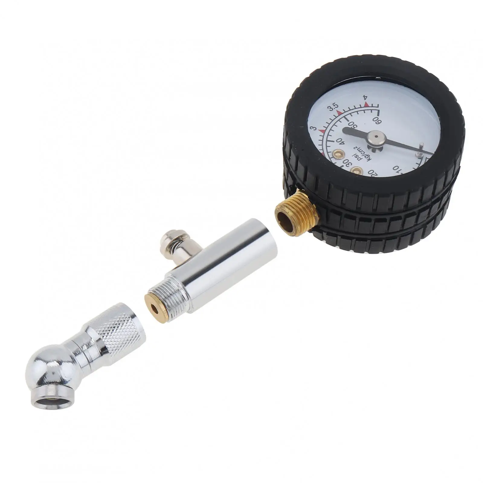 Portable UNIT YD-6025 Accurate Automobile Car Tire Air Pressure Gauge Tester 0-60PSI Dial Meter for Vehicle