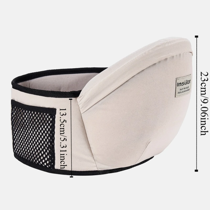 حاملة أطفال قابلة للتنفس، مادة ناعمة لحديثي الولادة، عقد من الأمام، مقعد خصر للأطفال، نوع عقد أفقي، حقيبة الكنغر للرضع #6