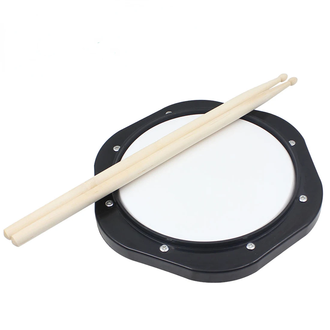 10 Inch Dumb Drum Kits Jazz Drums Beginning Drum Practice Pad Percussion Musical Instrument With ABS Drums Pad Bag Drumsticks
