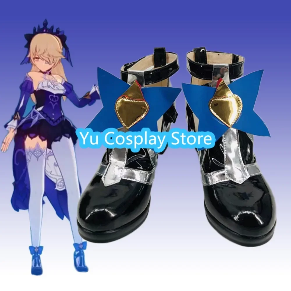 

Yu Косплей Магазин Genshin Impact Fischl "Evernight Dream" Обувь для косплея Аниме Игры Обувь для ролевых игр Сапоги Хэллоуин Вечеринка