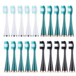 Cabezales de cepillo de dientes eléctrico ultrasónico, cabezales de repuesto para cepillo de dientes eléctrico ultrasónico, blanqueamiento de dientes, 10 unidades por lote